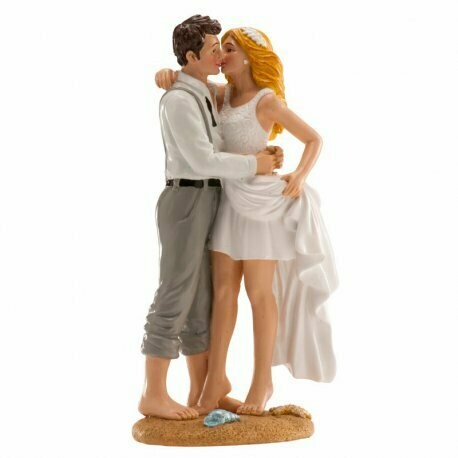 Figura Tarta Novios Playa