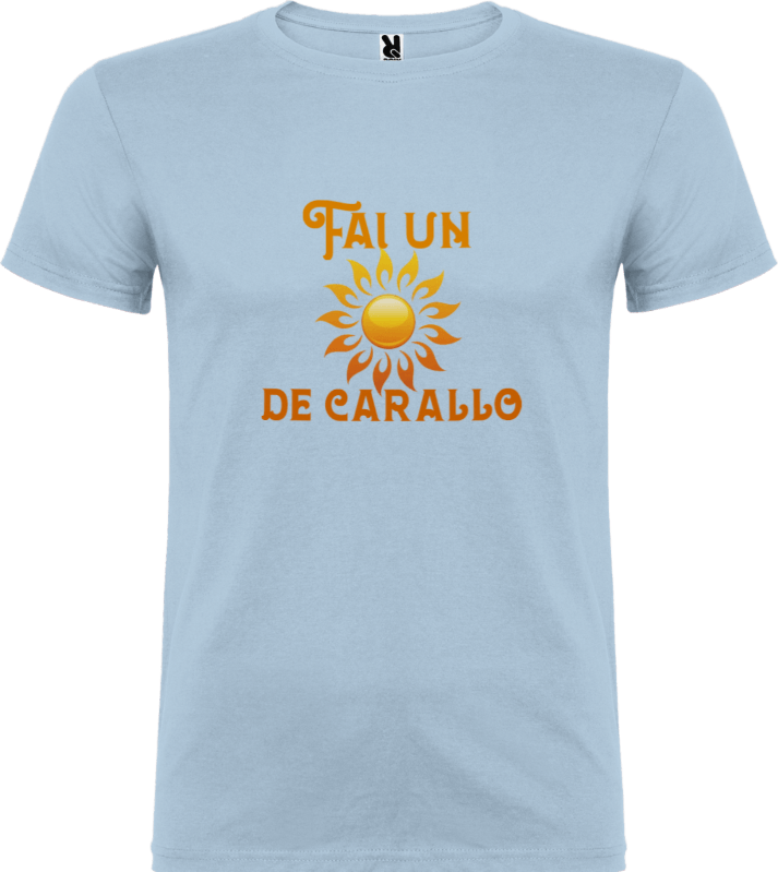 Camiseta De Carallo Celeste