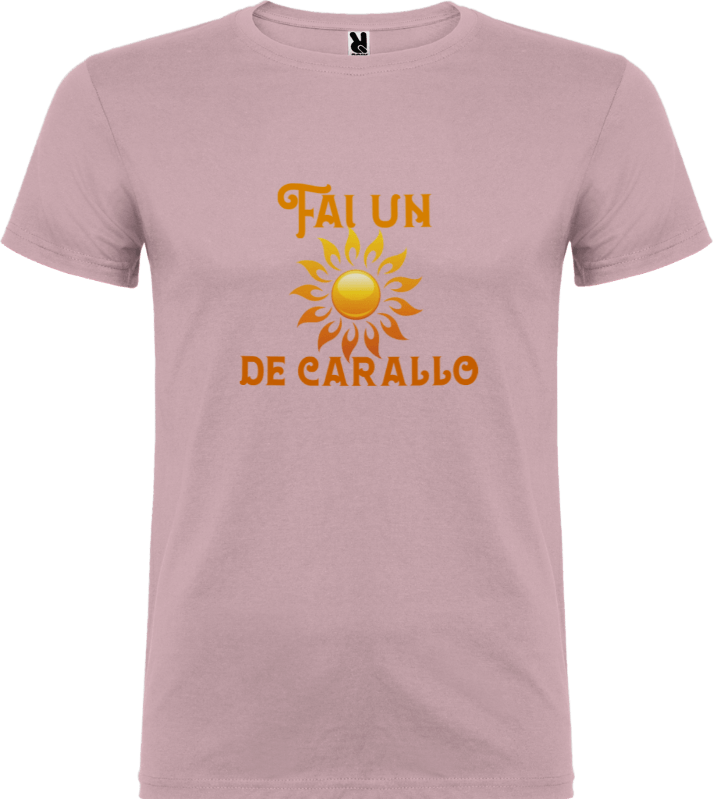 Camiseta de Carallo Rosa