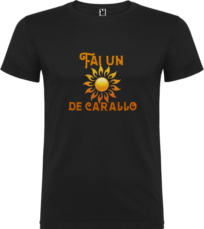 Camiseta de Carallo Negra
