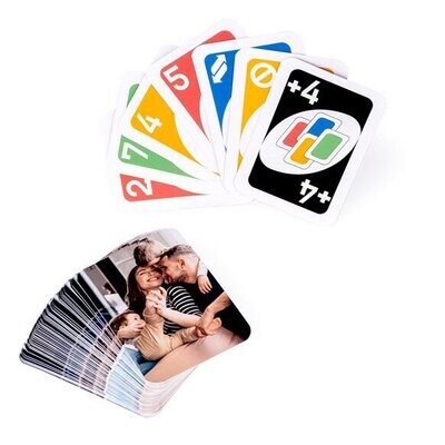 Juego de cartas "Número uno" personalizado