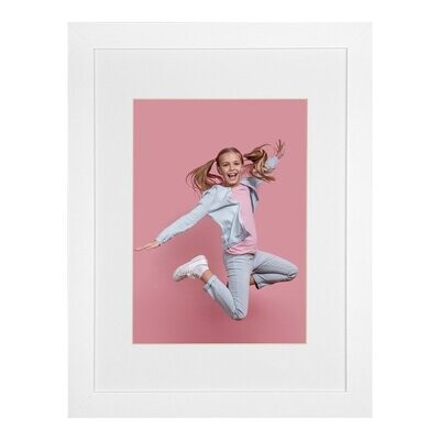 Marco Madera Pared Blanco