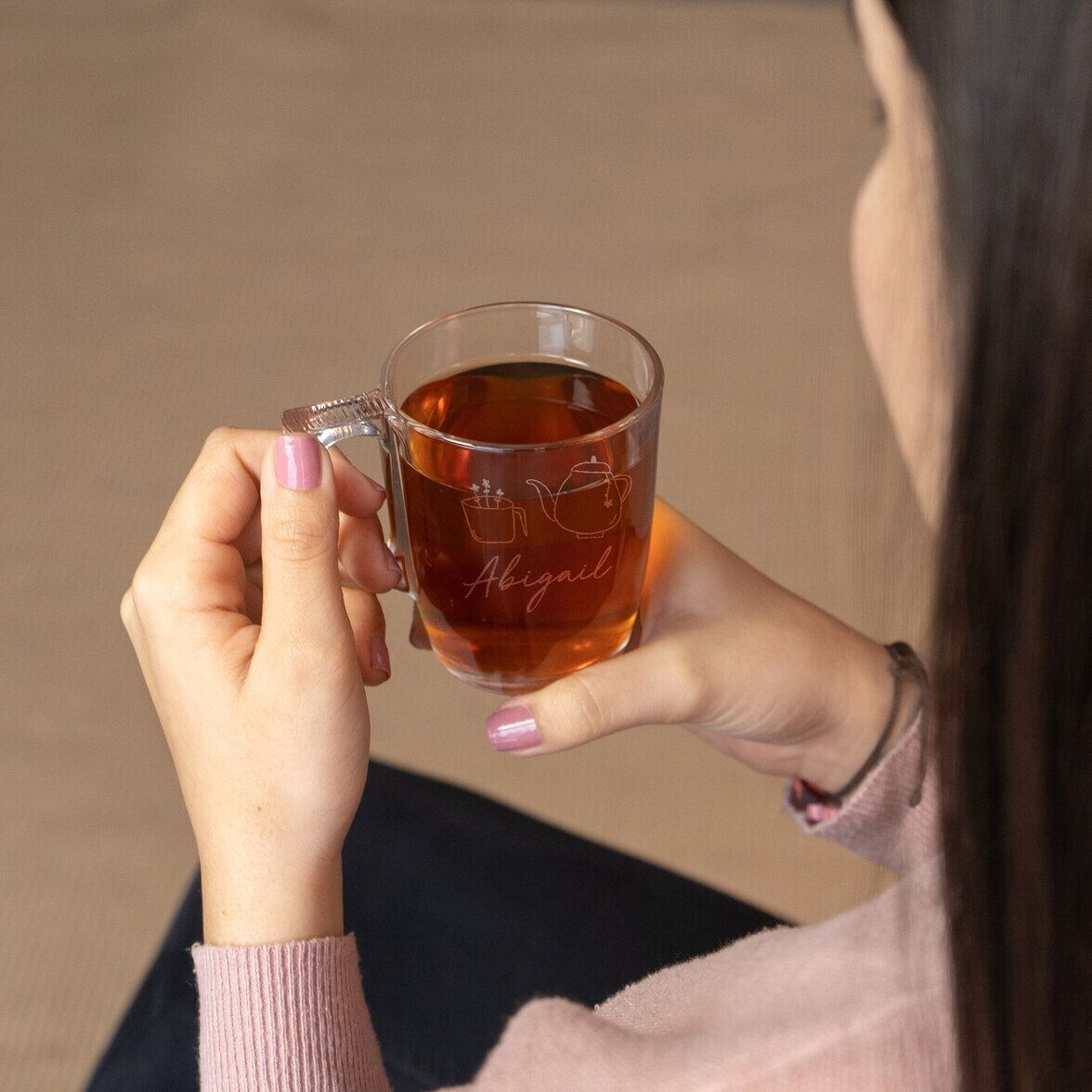 Taza de té personalizada