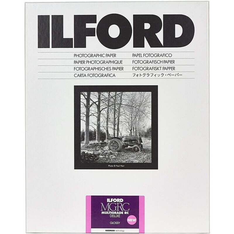 ILFORD PAPEL MULTIGRADO RC PEARL 20,3X25,4 CM.
