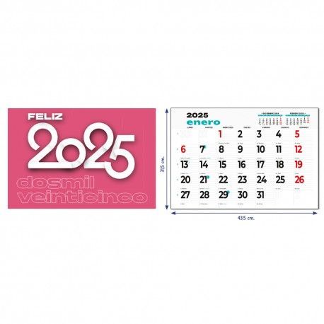 Faldilla Calendario  Notas 43,5x31,5  2025