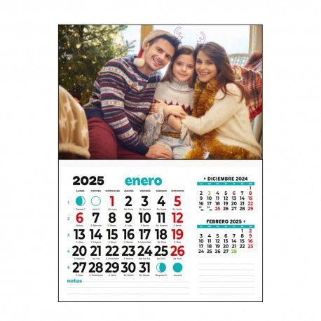 CALENDARIO 15x22 cm  con imán. AÑO 2025
