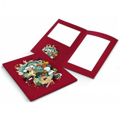 PACK 25 CARPETA NAVIDAD 15X20