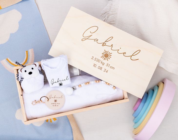 Caja de madera "Cuenta cuentos" personalizada