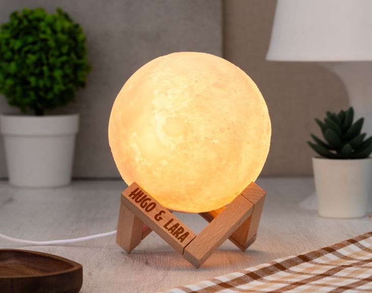 Lampara La Luna Personalizable