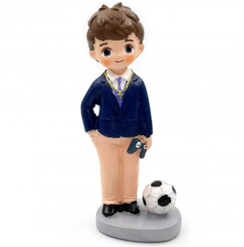 Figura Comunión Niño fútbol