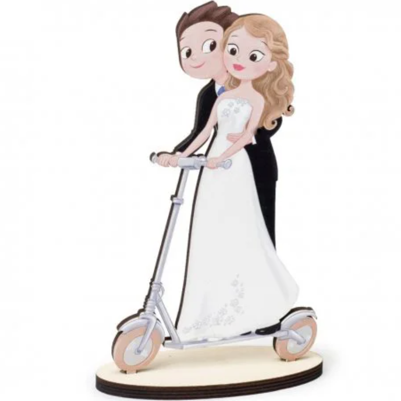 Figuras de Madera Boda