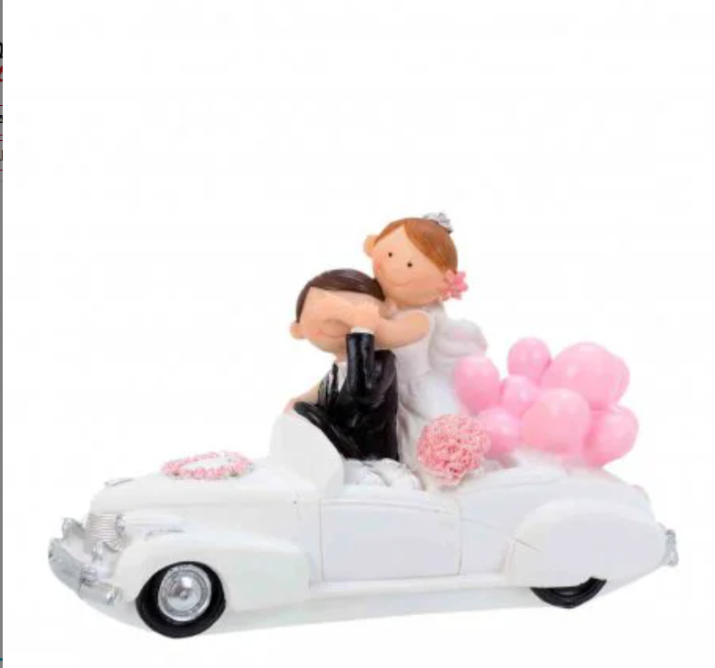 Figura Novios en coche