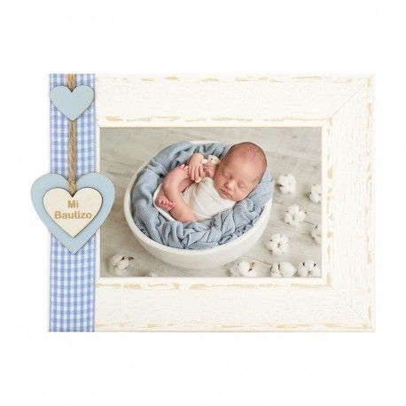 Marco infantil Corazon Mi Bautizo Marco infantil Corazon Mi Bautizo