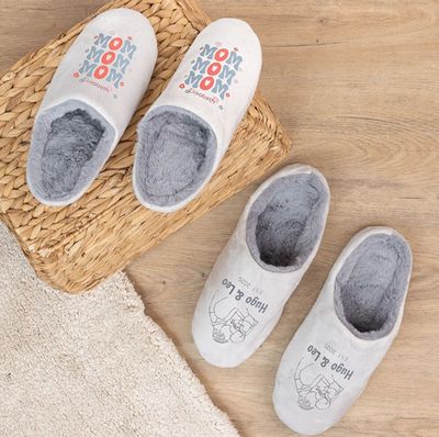 Zapatillas de estar por casa personalizadas