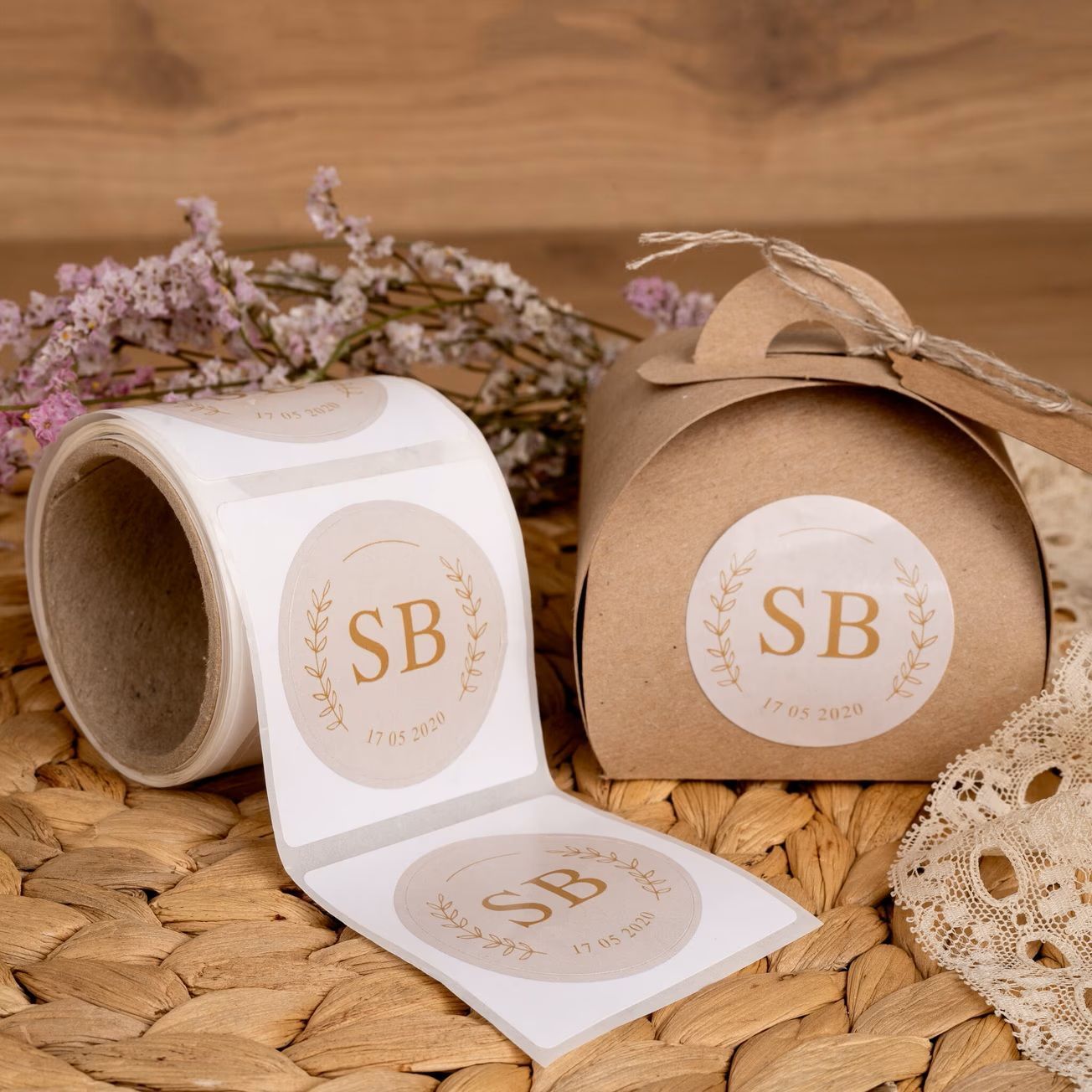 Pegatinas personalizadas Circulares