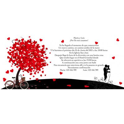 Invitación de Boda Árbol de la Vida