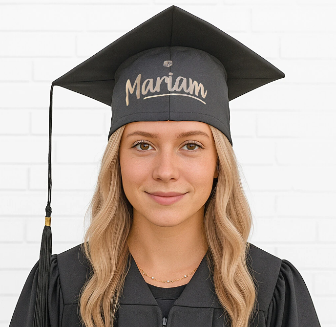 Birrete de graduación personalizado
