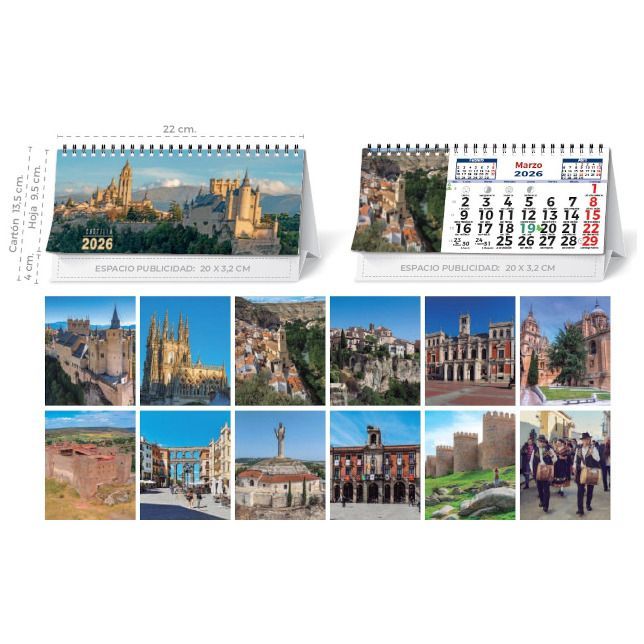 Sobremesa wire-o Castilla