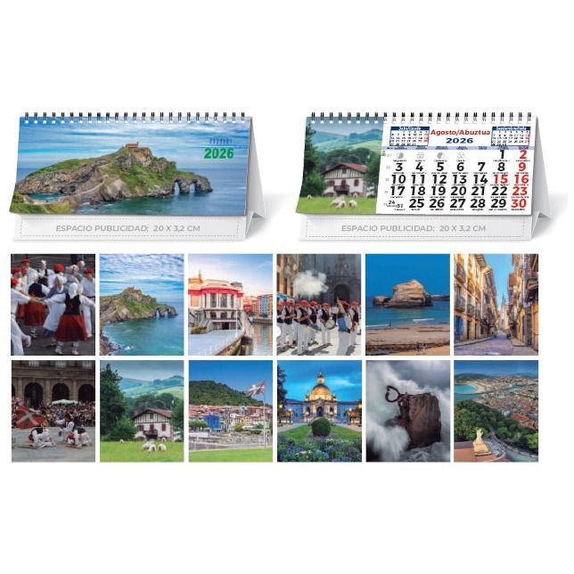 Sobremesa wire-o  Pais Vasco ( Bilingue)