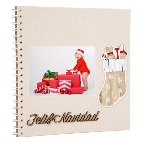 Álbum Navidad calcetín anillas
