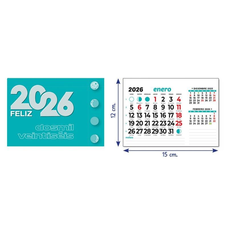 Faldilla Calendario 2026  15cm