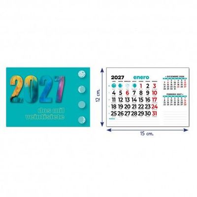 Faldilla Calendario 2027 15cm Faldilla Calendario 2027 15cm