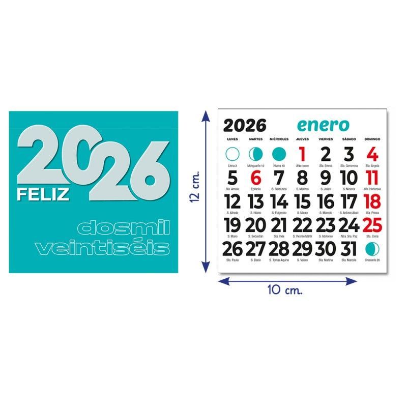 Faldilla Calendario 47 10cm  2026