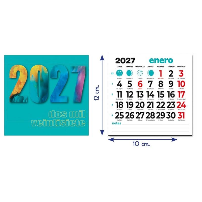 Faldilla Calendario 47 10cm 2027 Faldilla Calendario 47 10cm 2027