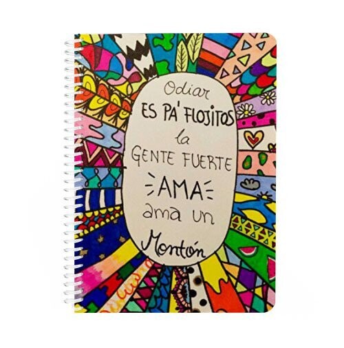 Cuaderno A5  Espiral AMOR
