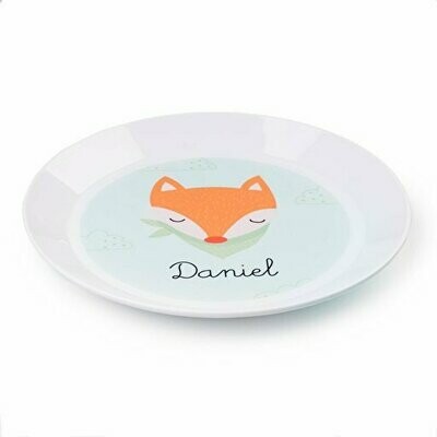 Plato personalizado irrompible Plato personalizado irrompible