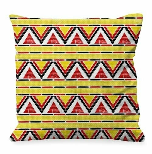 Cojín Cuadrado Diseño Africano Cojín Cuadrado Diseño Africano
