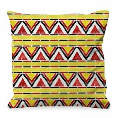 Cojín Cuadrado  Diseño Africano