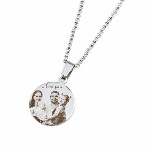 Colgante  Redondo Grabado