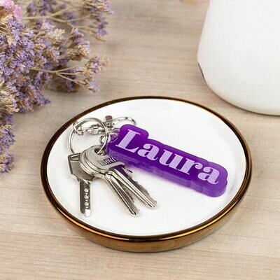 Llavero metacrilato personalizado con nombre Llavero metacrilato personalizado con nombre