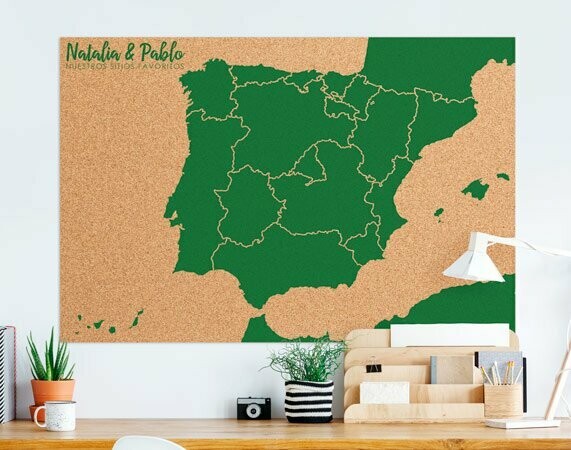 Corcho Mapa España