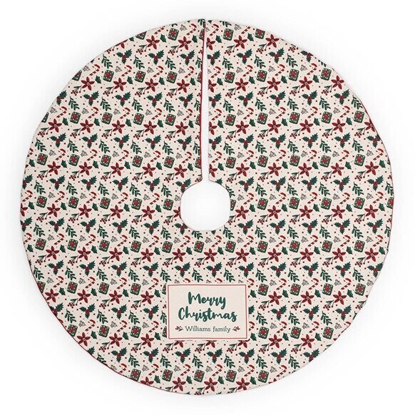 Falda Personalizable para el Árbol de Navidad