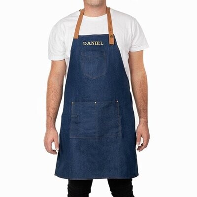 Delantal Personalizable Vaquero Bordado