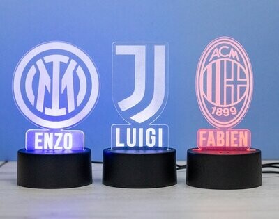Lampara Personalizada Fútbol Lampara Personalizada Fútbol