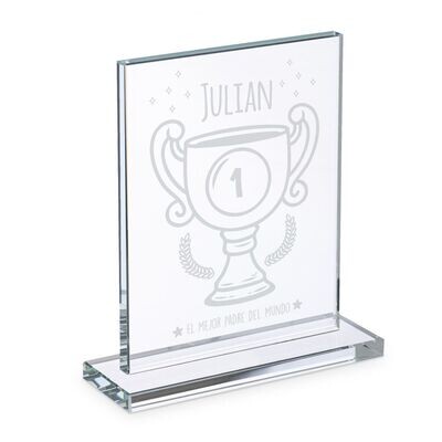 Trofeo Cristal Rectangular Trofeo Cristal Rectangular