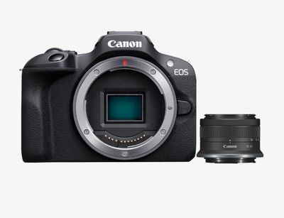 Cámara mirrorless Canon EOS R100 + Objetivo RF-S 18-45mm F4.5-6.3 IS STM Cámara mirrorless Canon EOS R100 + Objetivo RF-S 18-45mm F4.5-6.3 IS STM