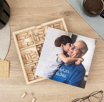 Juego sudoku personalizado de madera