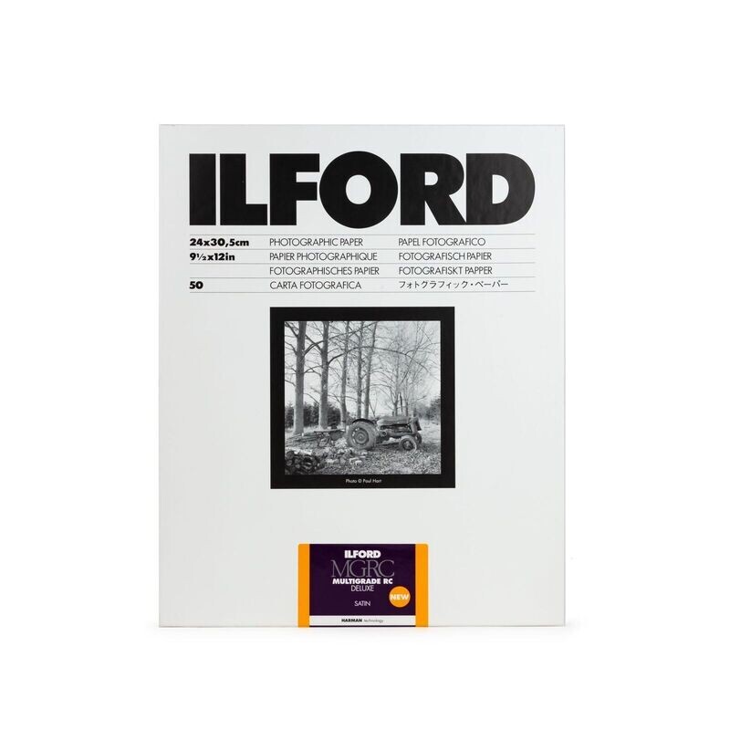 ILFORD MGRCDL 24X30.5CM 25M SATIN 50 HOJAS