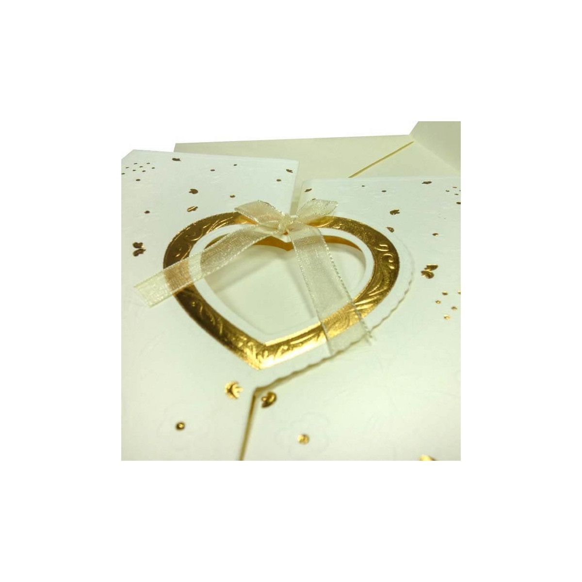 Invitación de Boda Golden