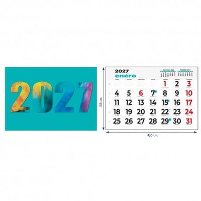 Faldilla Calendario 2027 43,5x31,5 cm Faldilla Calendario 2027 43,5x31,5 cm