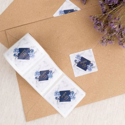 Etiquetas en rollo cuadrada Etiquetas en rollo cuadrada