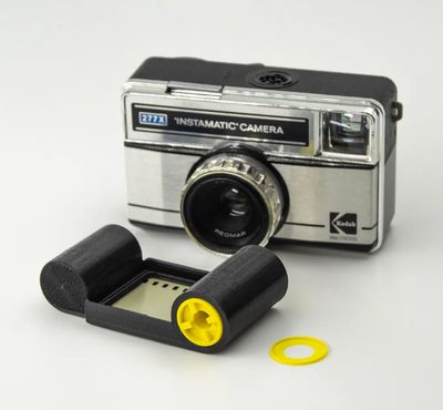 CARTUCHO "INSTAMATIC" tipo 126 universal recargable B&N - COLOR