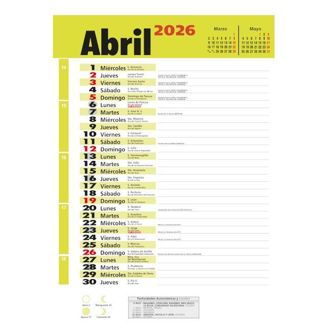 Faldilla Vertical Notas 21 (Lechera)