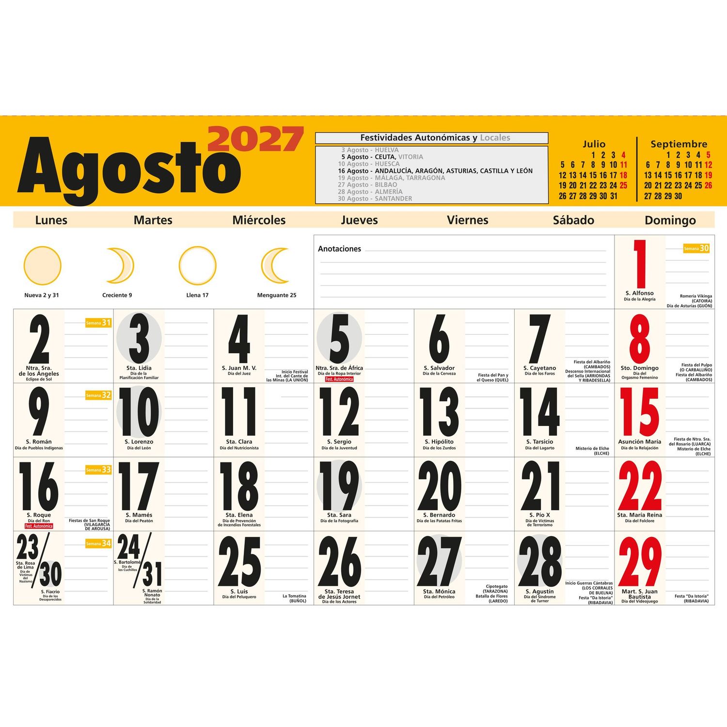 Faldilla Mensual Notas 23,5