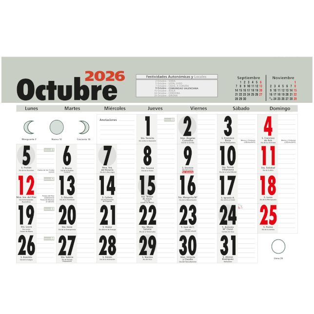 Faldilla Mensual Notas 43,5