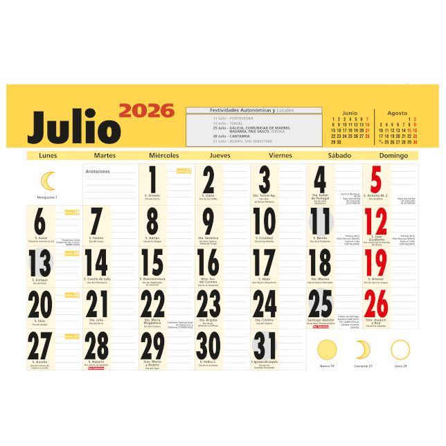 Faldilla Mensual Notas 33,5